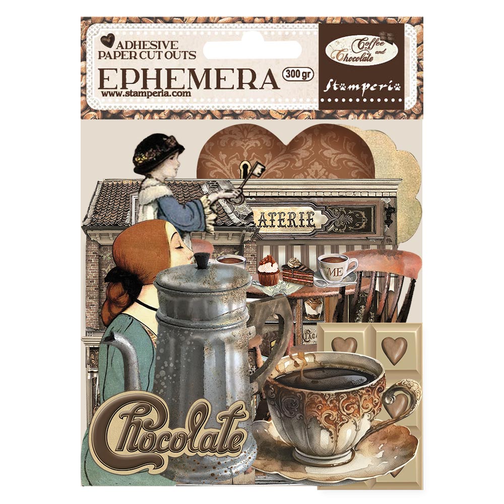 Stamperia Coffee And Chocolate Ephemera dflct35