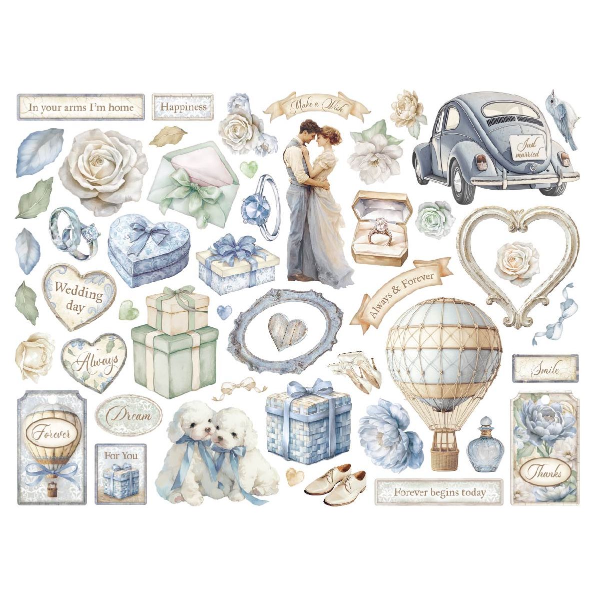 Stamperia Timeless Assorted Die Cuts dfldc116