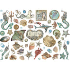 Stamperia Songs Of The Sea Creatures Die Cuts dfldc84 close up