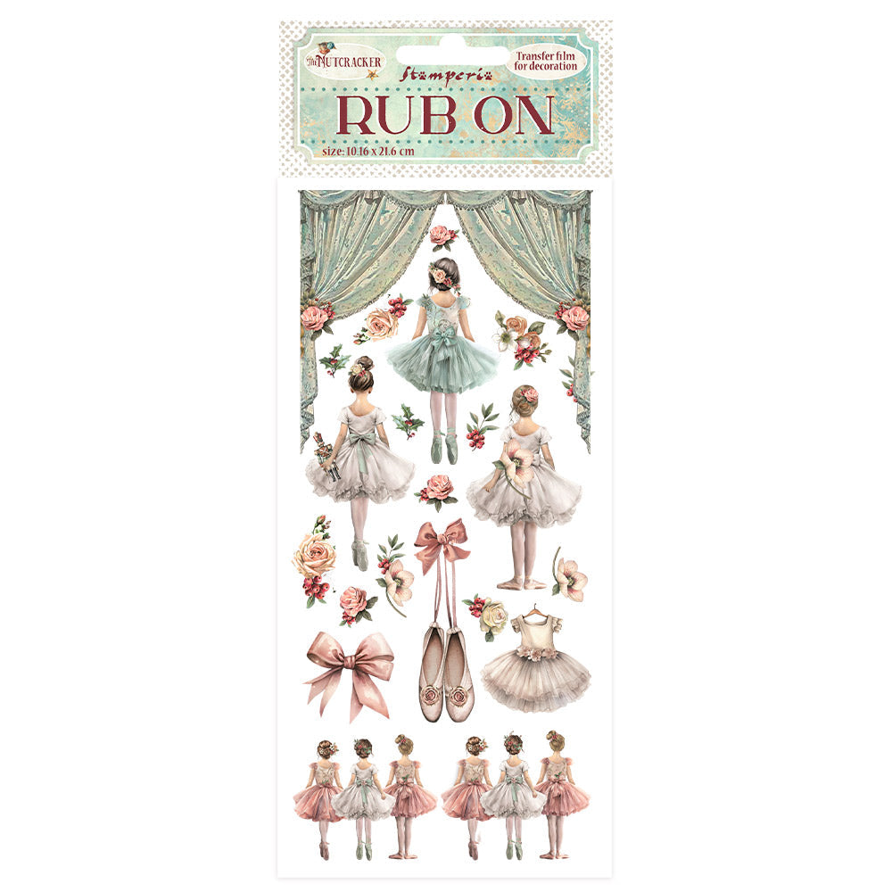 Stamperia The Nutcracker Ballet Rub Ons dflrb107