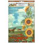 Sunflower Art Sunflowers A4 Rice Paper Pack dfsa4xsf