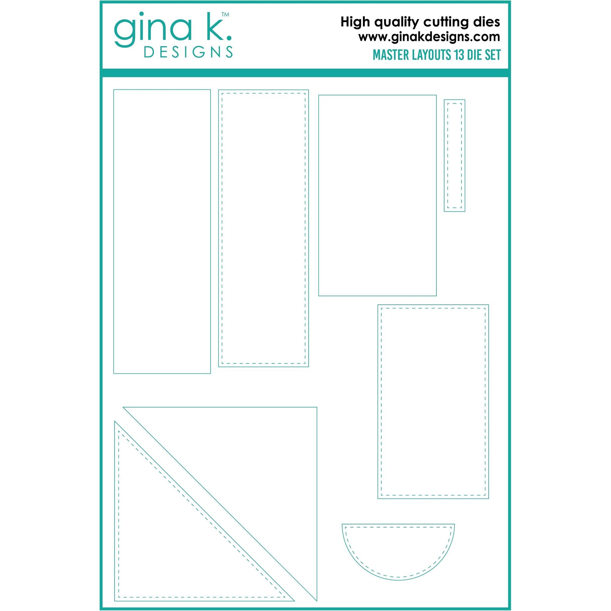 Gina K Designs Master Layouts 13 Dies die0330