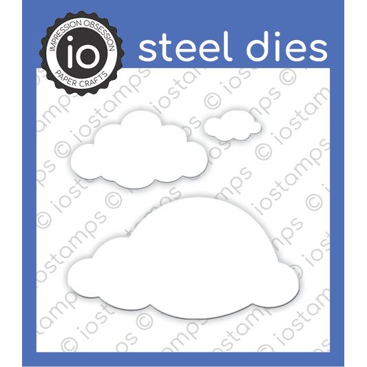 Impression Obsession Steel Dies CLOUDS DIE068 A