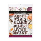 Cosmic Shimmer Twig Alphabet Silicone Mold dm0070-cs