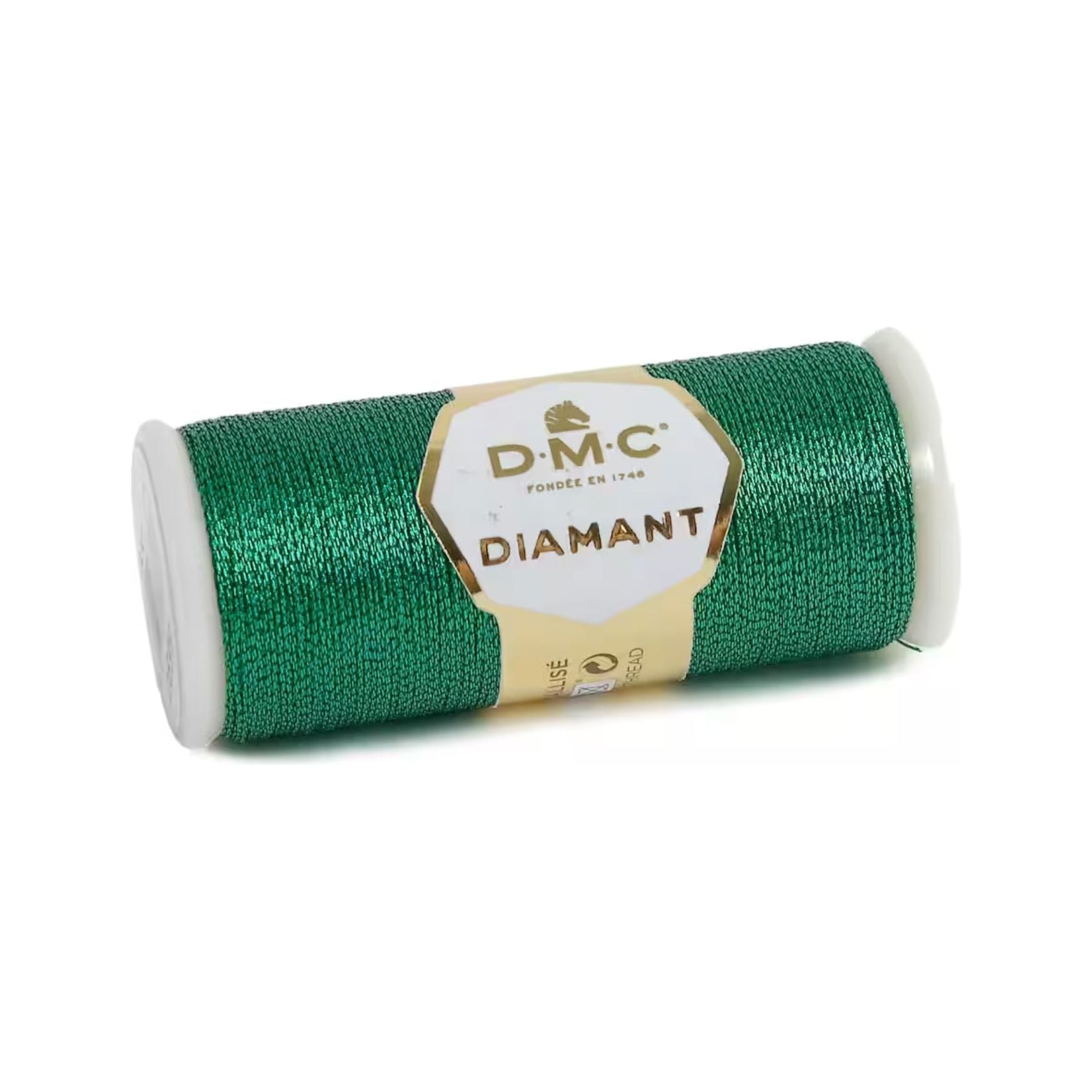 DMC Emerald Green Diamant Metallic Thread 380-d699
