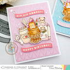 Mama Elephant Banner Greetings Creative Cuts Steel Dies birthday