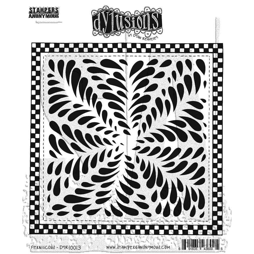 Dyan Reaveley Fernilicous Dylusions Cling Stamps dyr10013