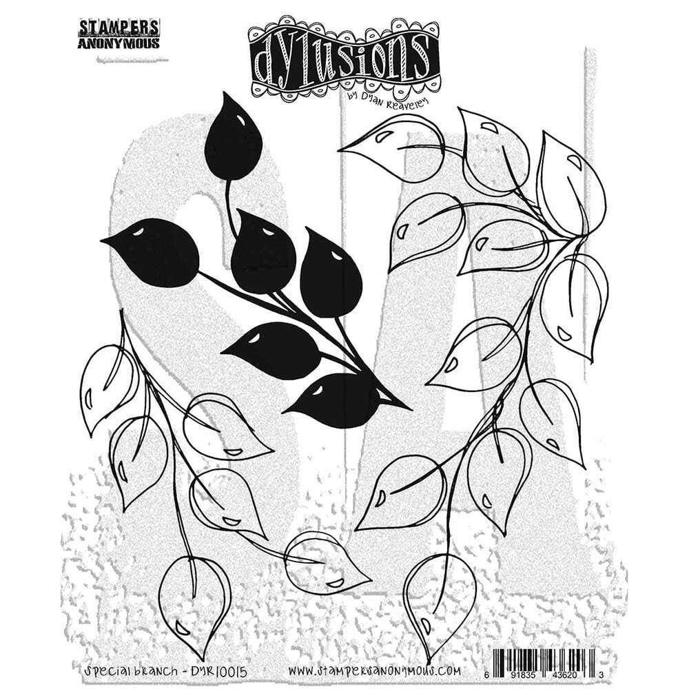 Dyan Reaveley Special Branch Dylusions Cling Stamps dyr10015