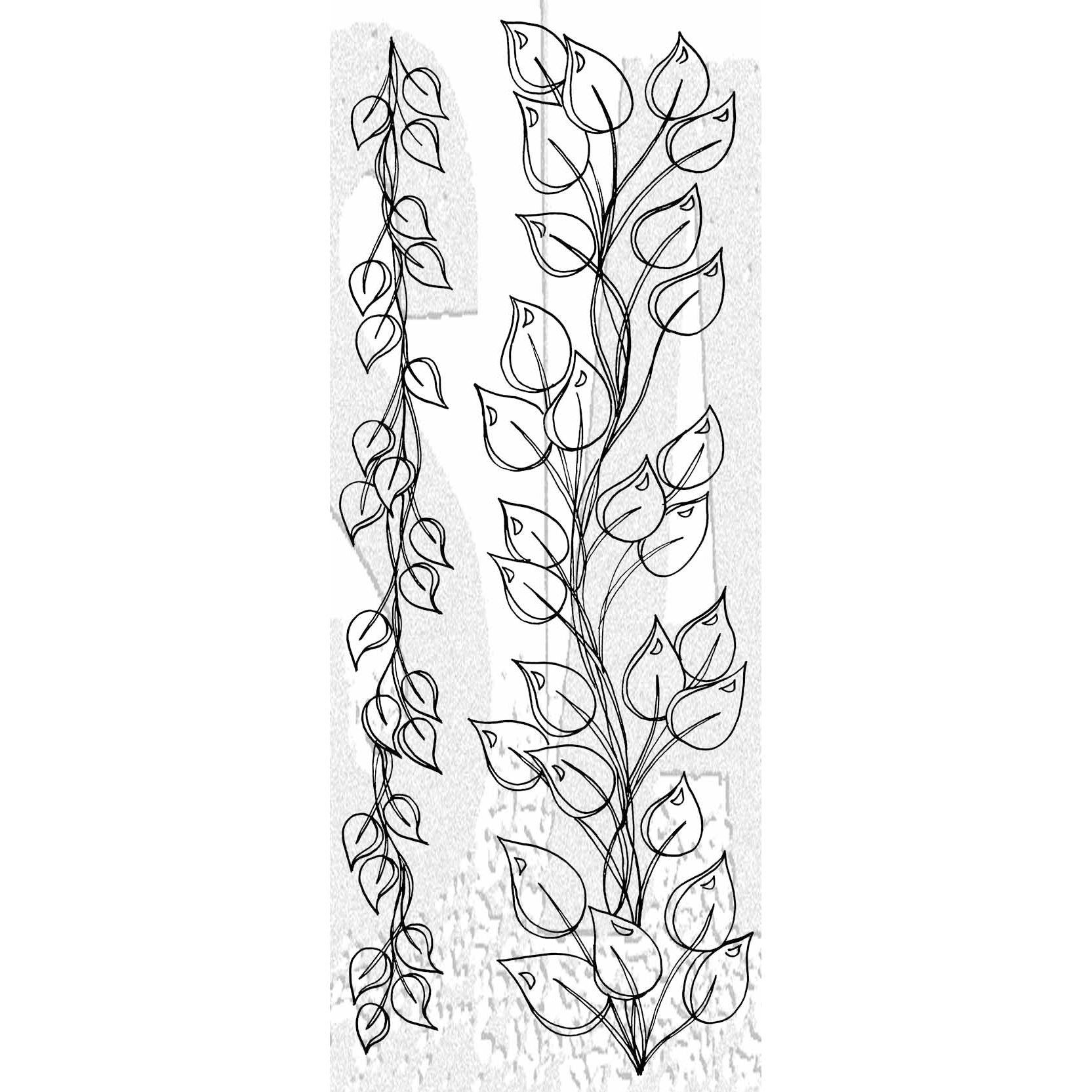 Dyan Reaveley Longer The Leaf Dylusions Cling Stamps dyr10020