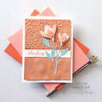 Simon Says Stamp Embossing Folder And Dies Dahlia Delights sfd325 Out Of This World