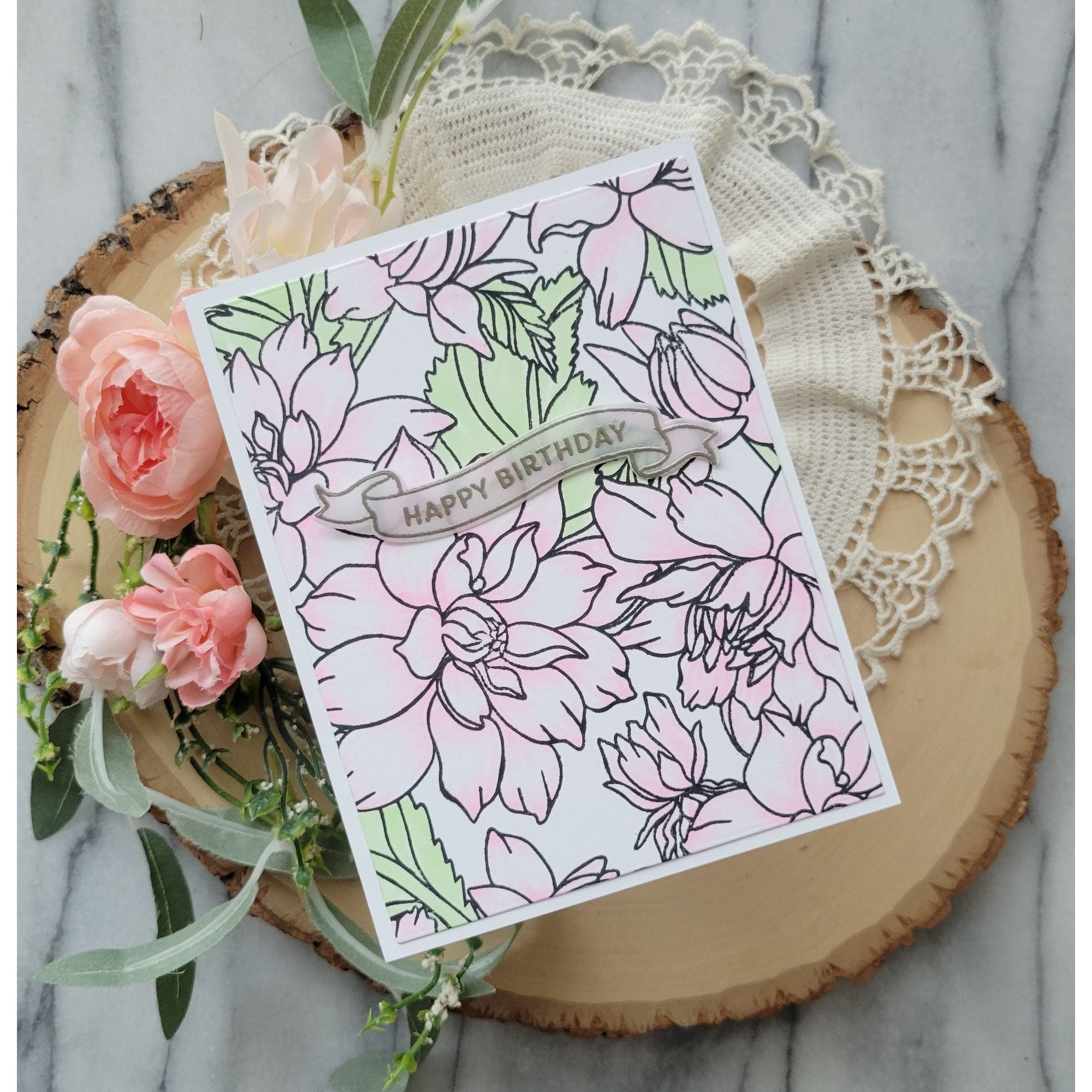 Simon Says Clear Stamp Dahlia Background 1224ss Friend Like You Birthday Card | color-code:ALT03