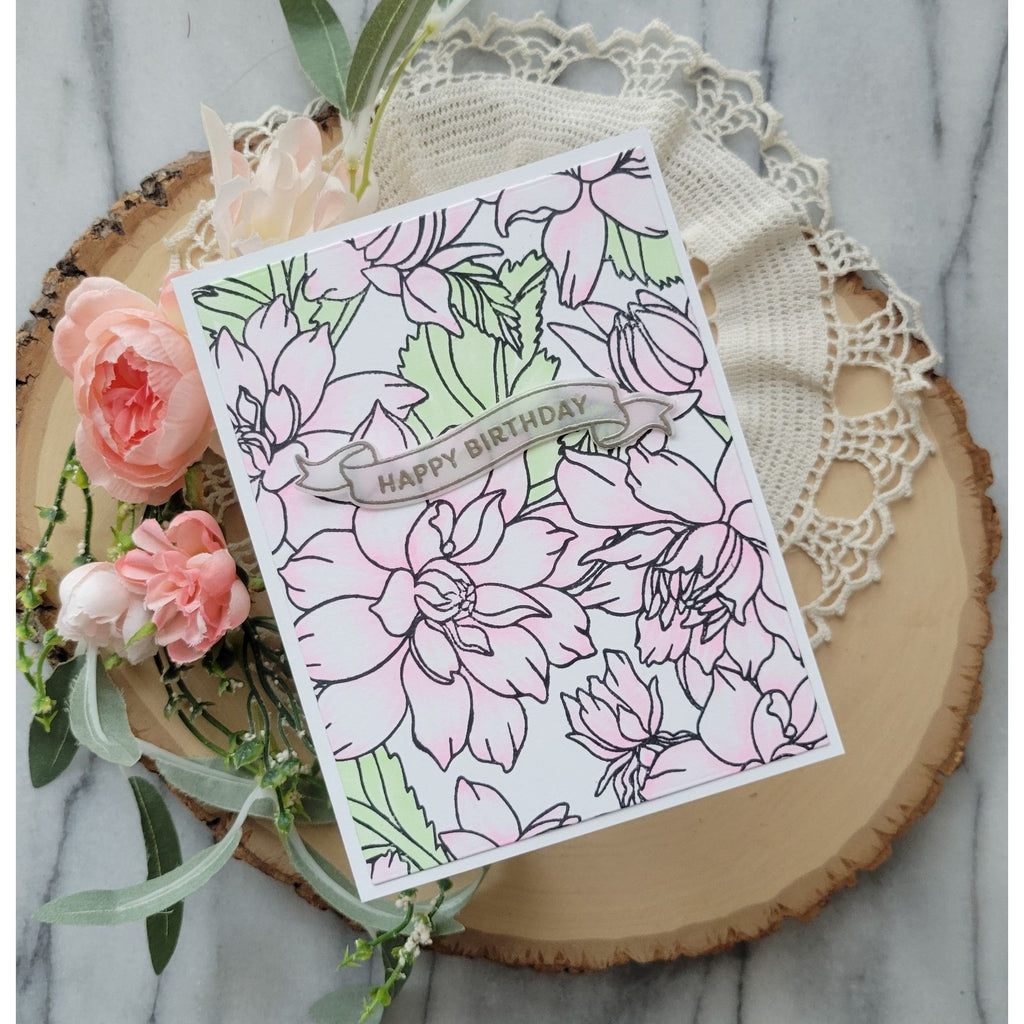 Simon Says Clear Stamp Dahlia Background 1224ss Friend Like You Birthday Card | color-code:ALT03