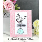 Simon Says Stamp Embossing Folder Dainty Dotted Daisy sf504 Friend Like You For You Card