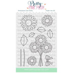 Pretty Pink Posh Daisies Clear Stamps