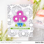 Pretty Pink Posh Daisies Clear Stamps hello