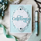 Simon Says Stamp Daisy Oval Frame Wafer Dies 1070sd Celebrate Celebrate Card | color-code:ALT03