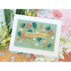Simon Says Stamp Dancing Floral Vine Wafer Dies s918 Sunny Vibes Hello Card | color-code:ALT02