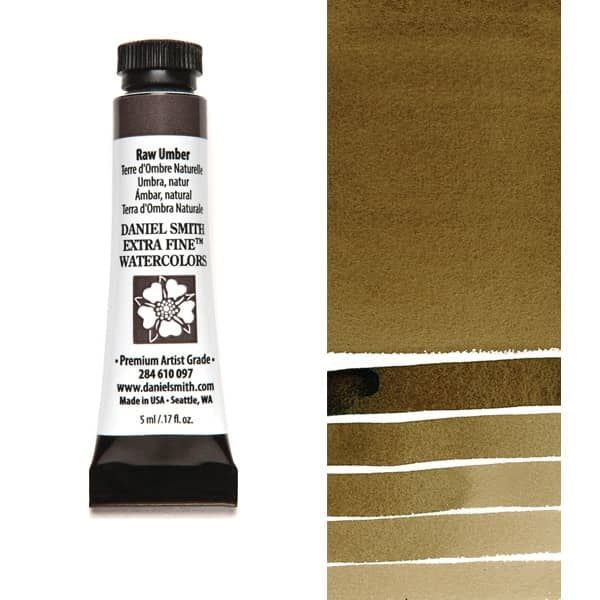 Daniel Smith Raw Umber 5ML Extra Fine Watercolor 284610097