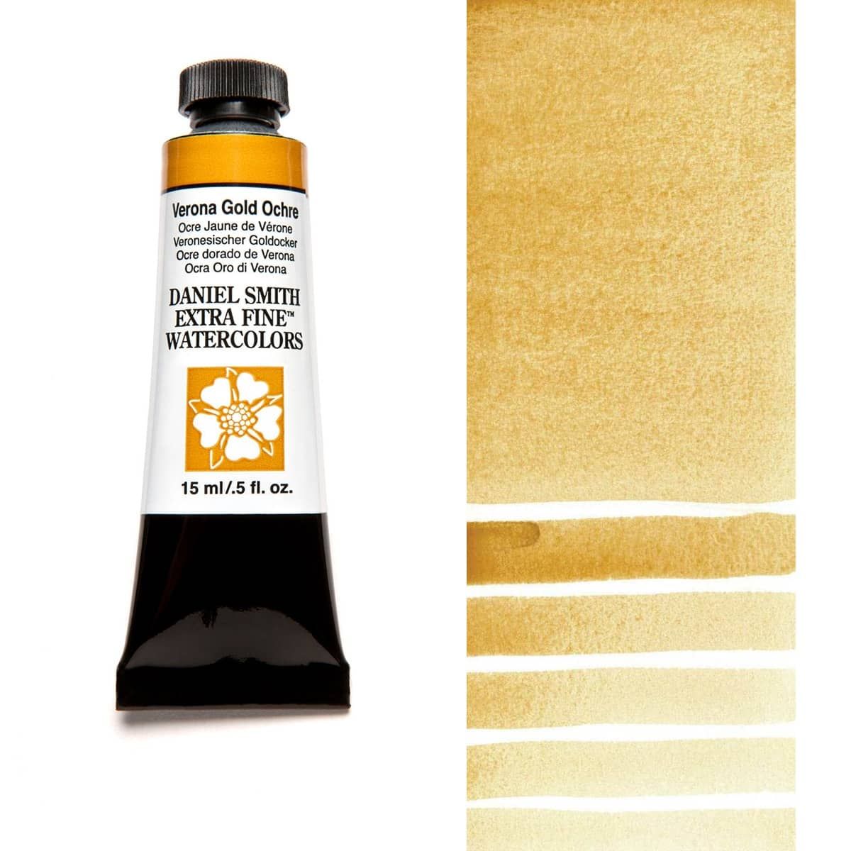 Daniel Smith Verona Gold Ochre 15ml Extra Fine Watercolor 284600123