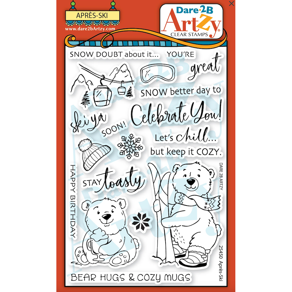 Dare 2B Artzy Apres Ski Clear Stamp Set 25450