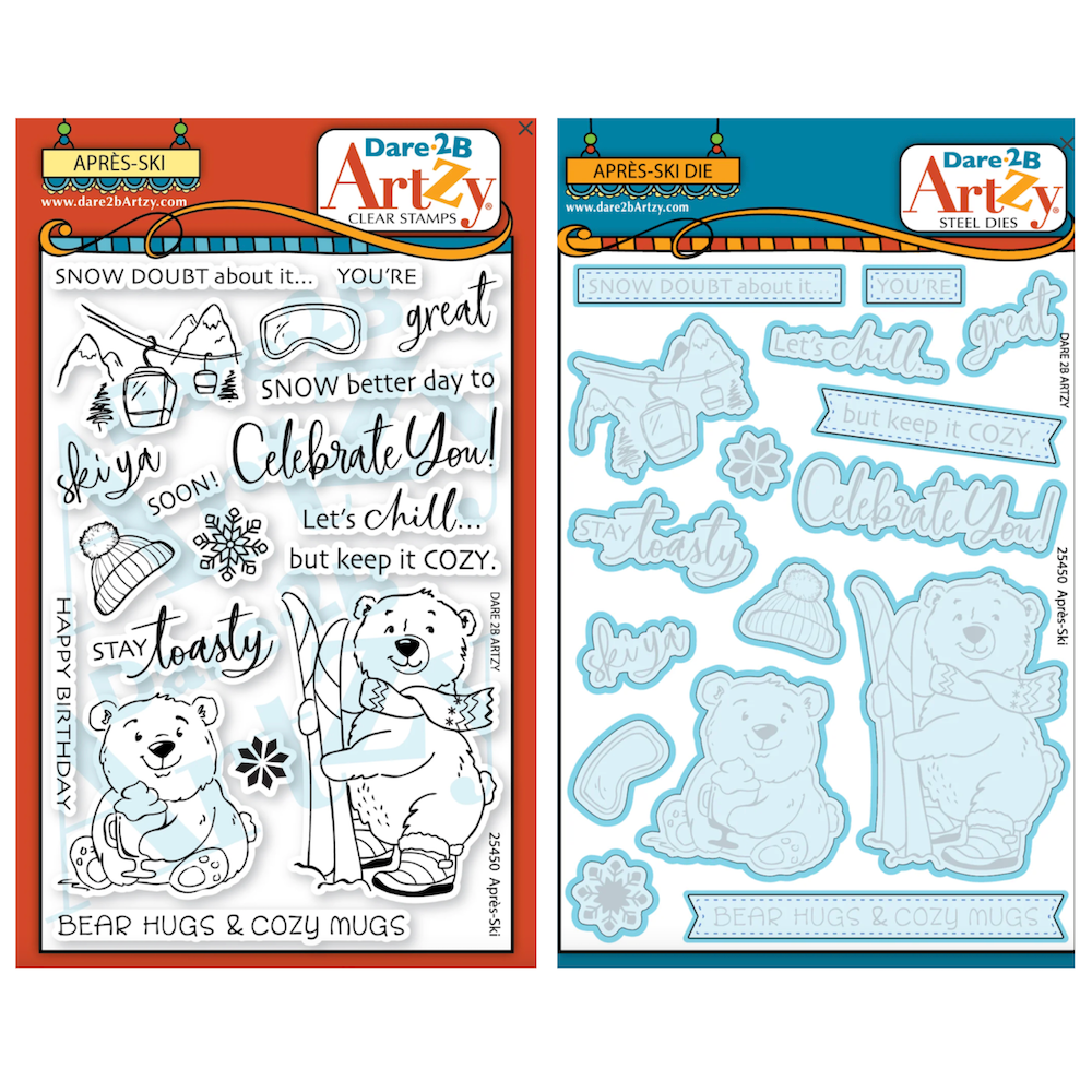 Dare 2B Artzy Apres Ski Stamps and Dies Bundle