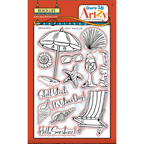 Dare 2B Artzy Beach Life Clear Stamp Set 25431