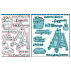 Dare 2B Artzy Bushel of Happiness Stamp and Die Bundle