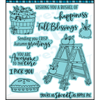 Dare 2B Artzy Bushel of Happiness Stamp and Die Bundle