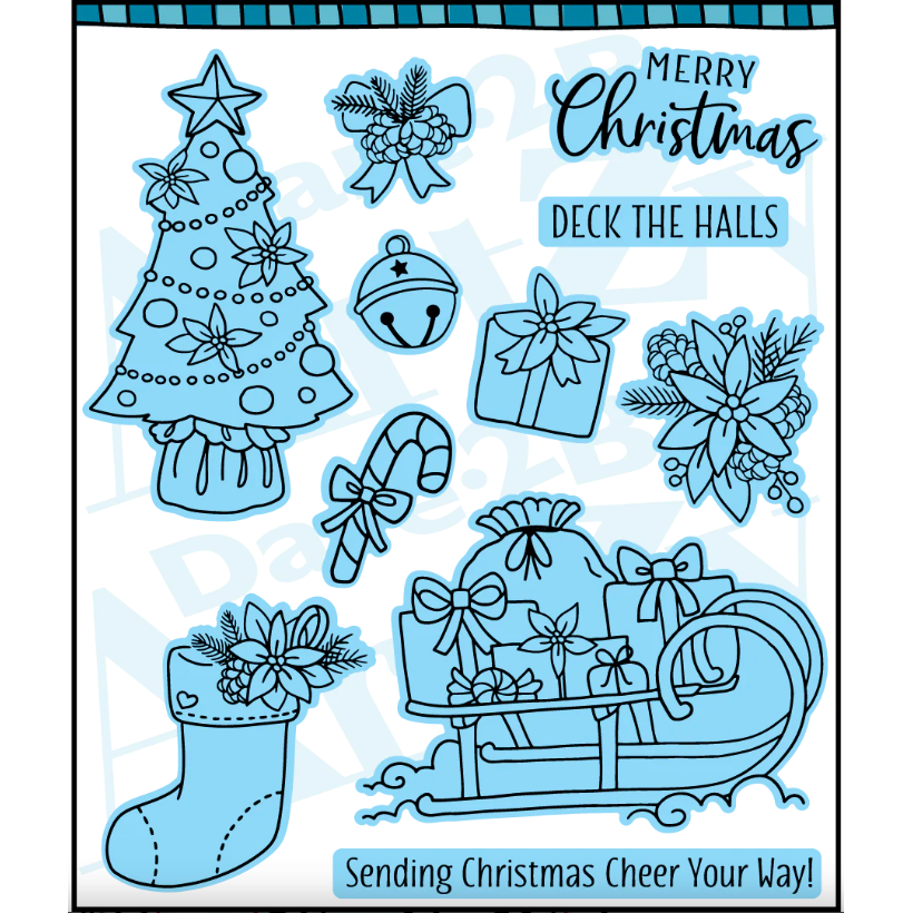 Dare 2B Artzy Christmas Magic Stamp and Die Bundle