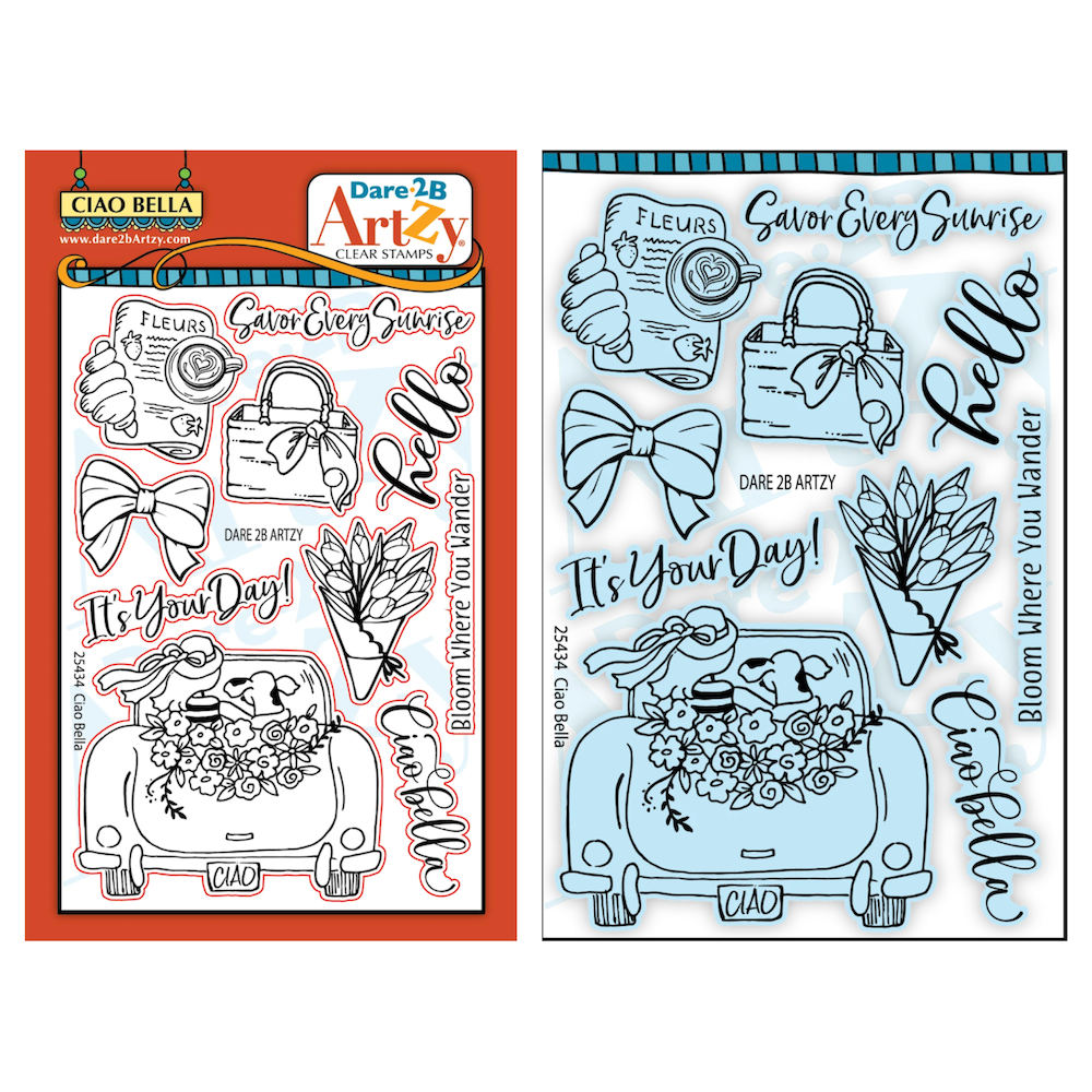 Dare 2B Artzy Ciao Bella Stamp and Die Bundle