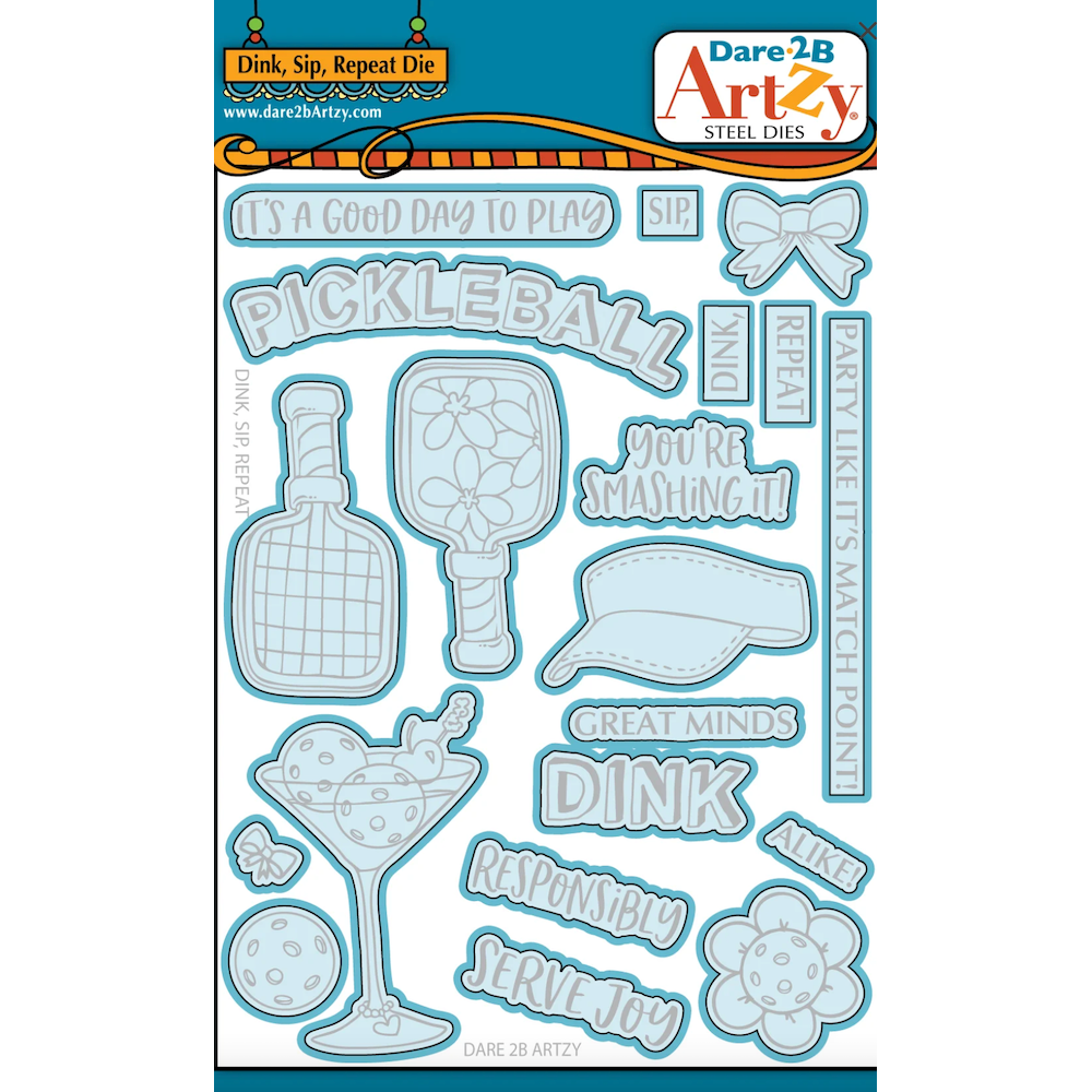 Dare 2B Artzy Dink Sip Repeat Die Set d316