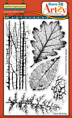 Dare 2B Artzy Earthy Impressions Clear Stamp Set 26463