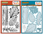 Dare 2B Artzy Earthy Impressions Stamps and Dies Bundle