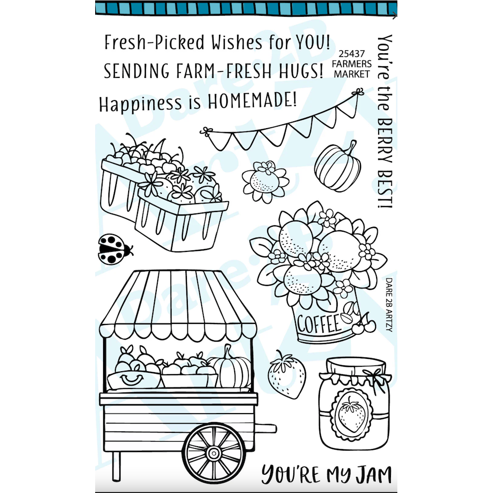 Dare 2B Artzy Farmer’s Market Clear Stamp Set 25437