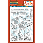 Dare 2B Artzy Floral Fawn Clear Stamp Set 25441