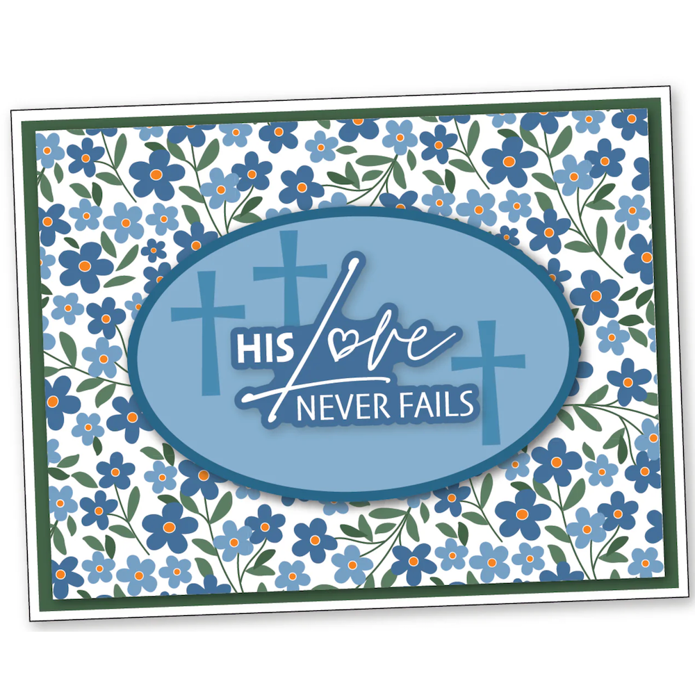 Dare 2B Artzy Grace is Enough Clear Stamp Set 25451 love