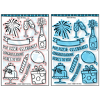 Dare 2B Artzy Here's to You Stamp and Die Bundle