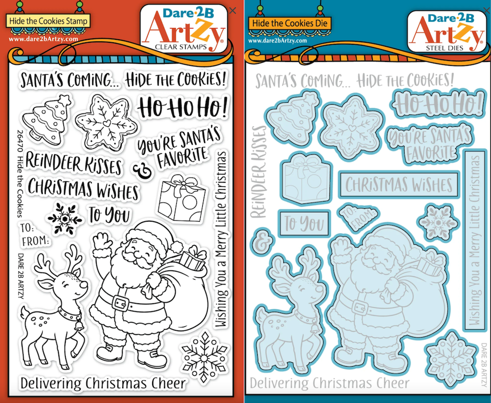 Dare 2B Artzy Hide the Cookies Stamps and Dies Bundle