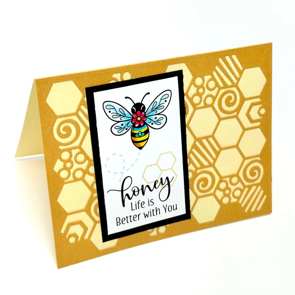 Dare 2B Artzy Honeycomb Die d313 honey bee 