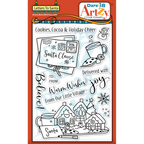Dare 2B Artzy Letters to Santa Clear Stamp Set 25439