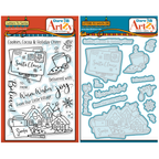 Dare 2B Artzy Letters to Santa Stamp and Die Bundle