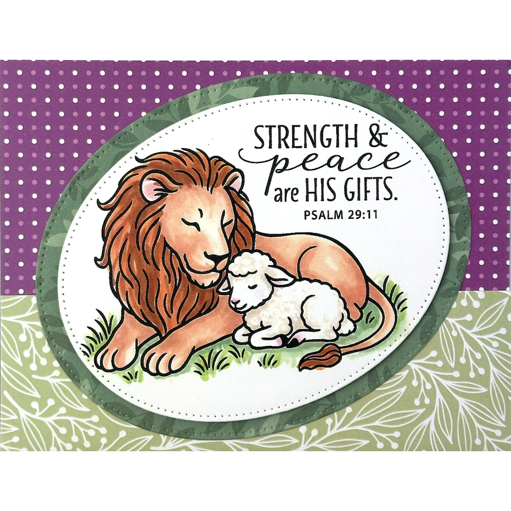 Dare 2B Artzy Lion and the Lamb Clear Stamp Set 26458 gifts
