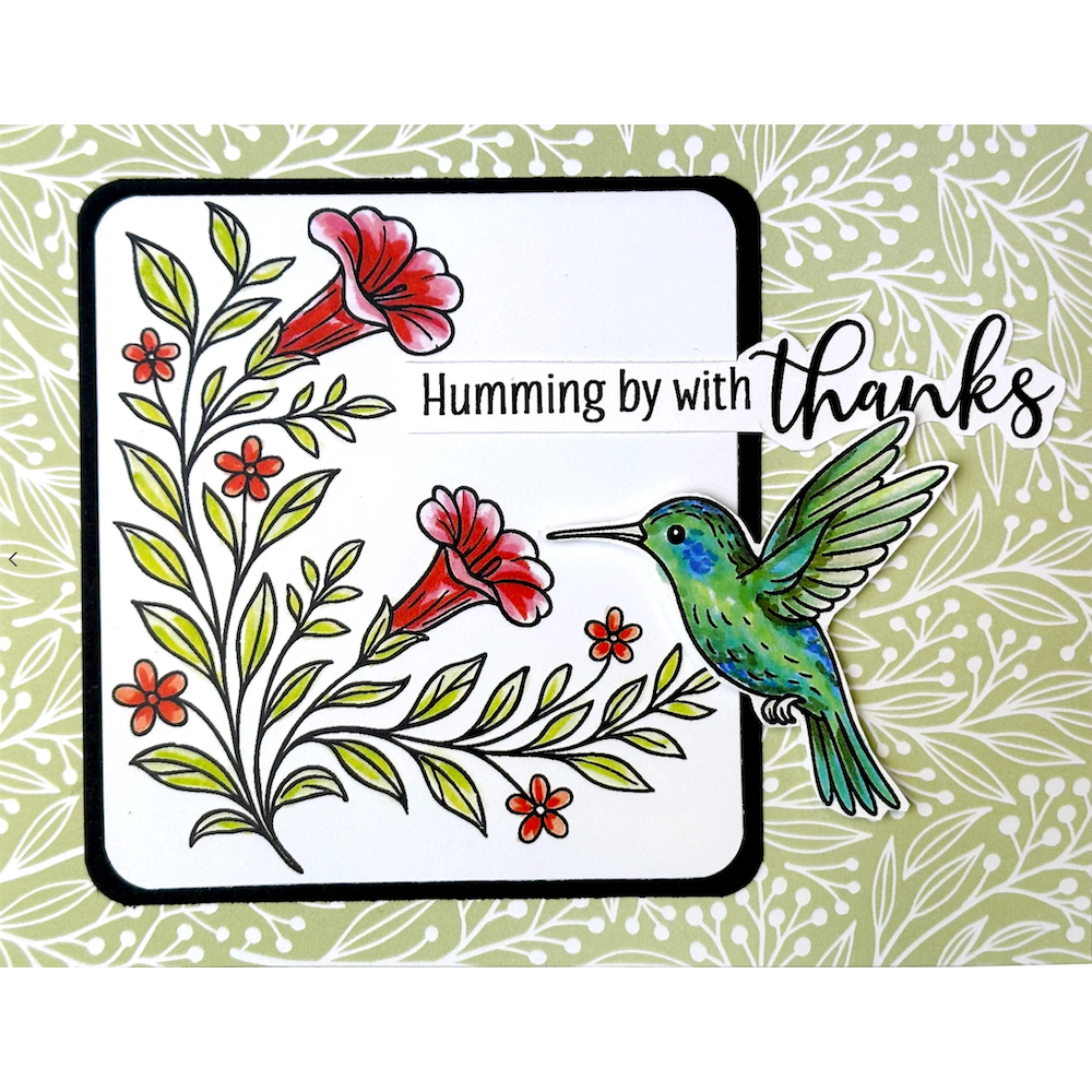 Dare 2B Artzy Nectar-Kissed Clear Stamp Set 26455 thanks