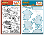 Dare 2B Artzy Paws & Petals Stamps and Dies Bundle