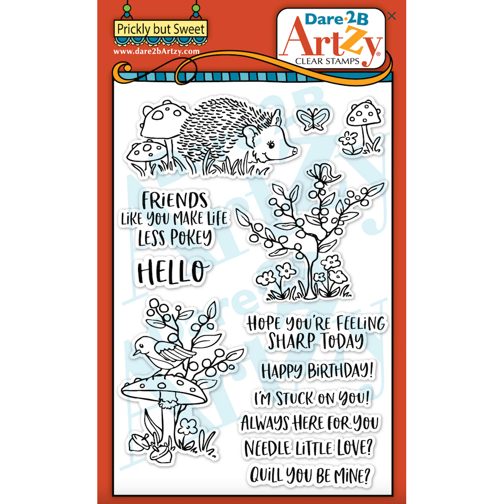 Dare 2B Artzy Prickly but Sweet Clear Stamp Set 25440