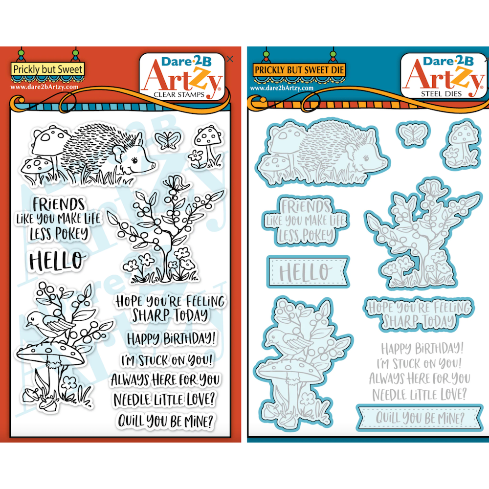 Dare 2B Artzy Prickly but Sweet Stamp and Die Bundle