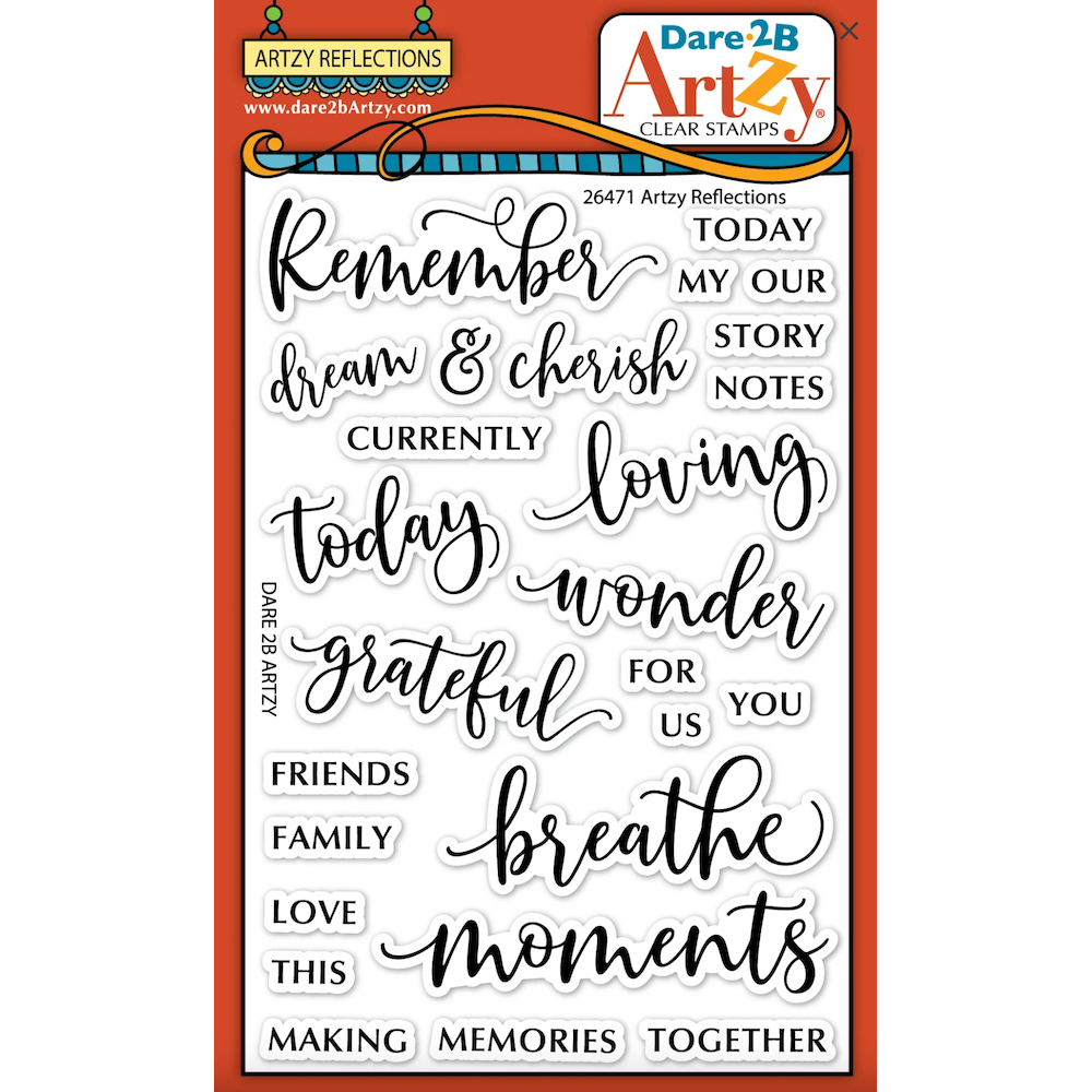Dare 2B Artzy Reflections Clear Stamp Set 26471