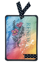 Dare 2B Artzy Renew & Flourish Clear Stamp Set 26464 rainbow renew