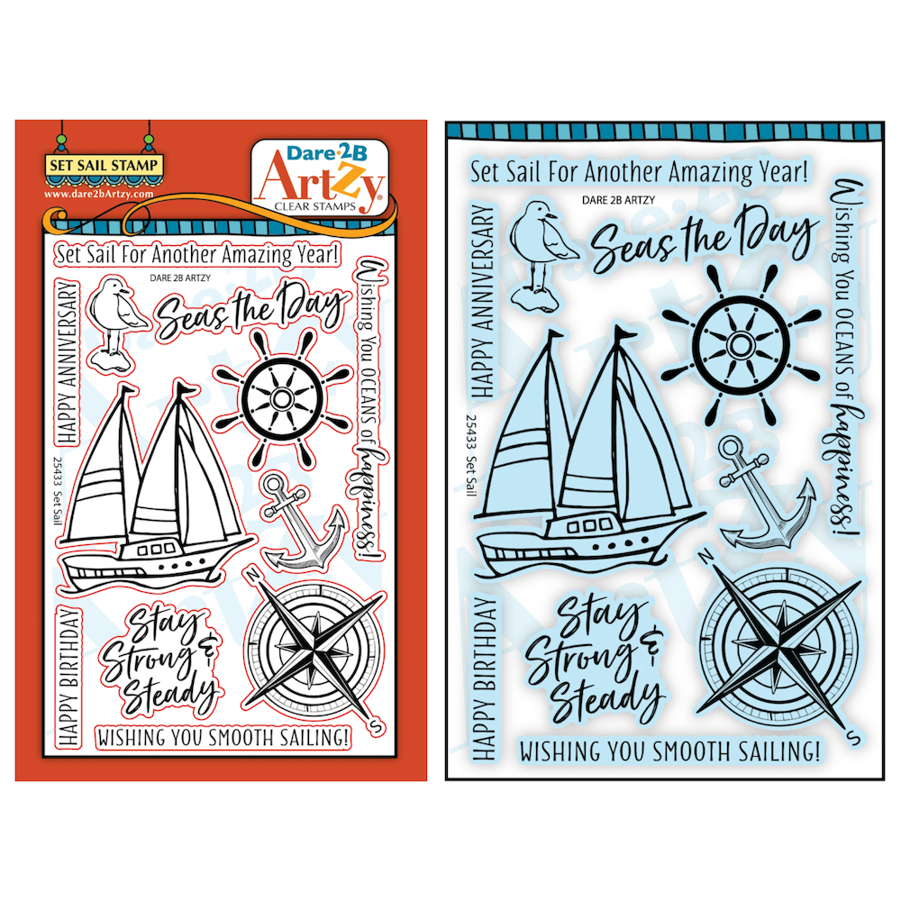 Dare 2B Artzy Set Sail Stamp and Die Bundle