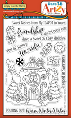 Dare 2B Artzy Simply Tea-rrific Clear Stamp Set 26468